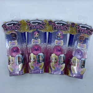 Hatchimals Mini Pixies 2 Dolls W/Jumbo Wings New F